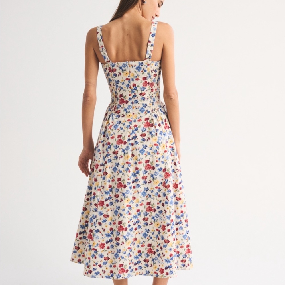 NWT Abercrombie Dylan dress midi floral - Picture 4 of 7